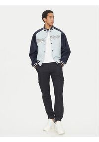 Guess Jeans Kurtka bomber M5GL32 WHAA2 Błękitny Regular Fit. Kolor: niebieski. Materiał: syntetyk #5