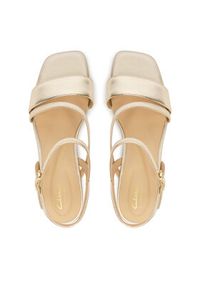 Clarks Sandały Serina35 Strap 26186120 Złoty. Kolor: złoty. Materiał: skóra #2
