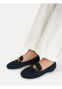 MEXX Loafersy EO-HY62517-3 Granatowy. Kolor: niebieski. Materiał: skóra, zamsz #1
