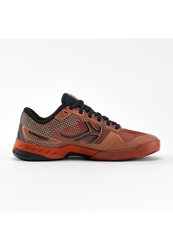 ARTENGO - Buty tenisowe męskie Artengo Fast Pro na mączkę ceglaną. Kolor: czarny, brązowy, wielokolorowy, pomarańczowy. Materiał: mesh, kauczuk. Szerokość cholewki: normalna. Sport: tenis