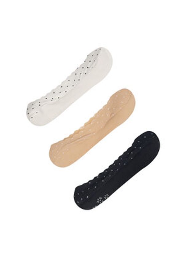 Jenny Fairy Zestaw 3 par stopek damskich 4WB-001-AW23 (3-pack) Kolorowy. Materiał: syntetyk. Wzór: kolorowy