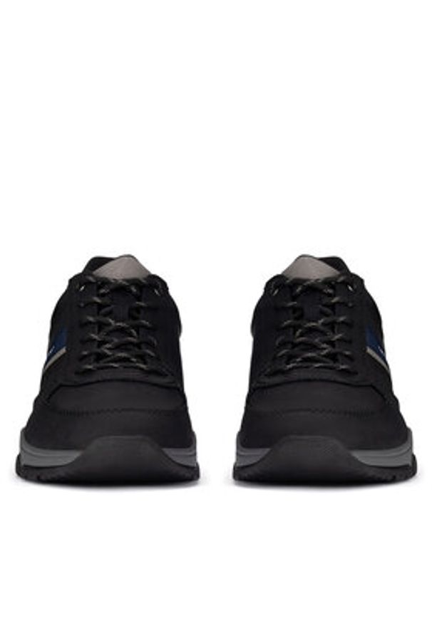 Rieker Sneakersy 11211-01 Czarny. Kolor: czarny. Materiał: syntetyk