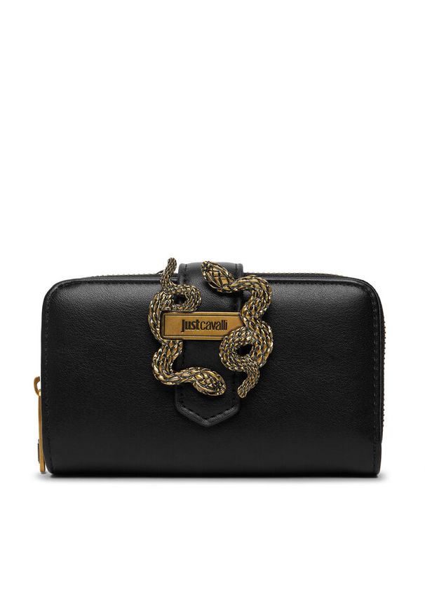 Portfel Just Cavalli. Kolor: czarny