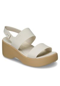 Crocs Sandały Brooklyn Sky Sandal 212250 Beżowy. Kolor: beżowy #6