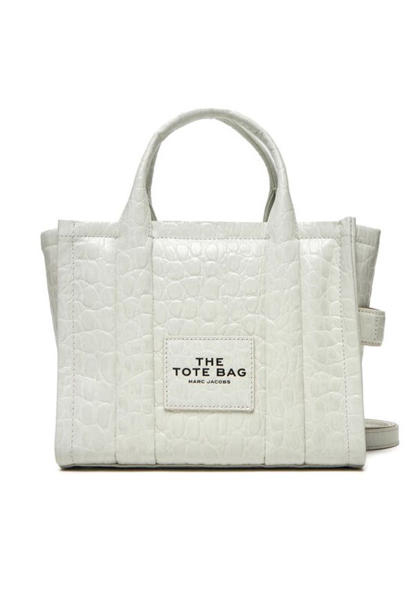 MARC JACOBS - Marc Jacobs Torebka The Croc Embossed Tote Bag H022L01RE22 Écru. Materiał: skórzane