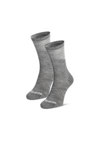BRIDGEDALE - Skarpety do turystyki męskie Bridgedale Base Layer Thermal Liner Boot 2 pary. Kolor: szary
