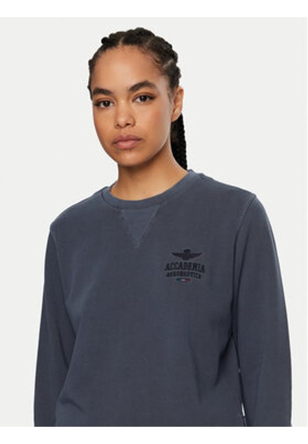 Aeronautica Militare Bluza 242FE1924DF560 Granatowy Regular Fit. Kolor: niebieski. Materiał: bawełna