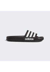 Adidas - Klapki Adilette Shower. Kolor: czarny, biały, wielokolorowy. Styl: sportowy