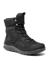 ecco - ECCO Śniegowce Babett Boot GORE-TEX 215553 51052 Czarny. Kolor: czarny. Materiał: materiał