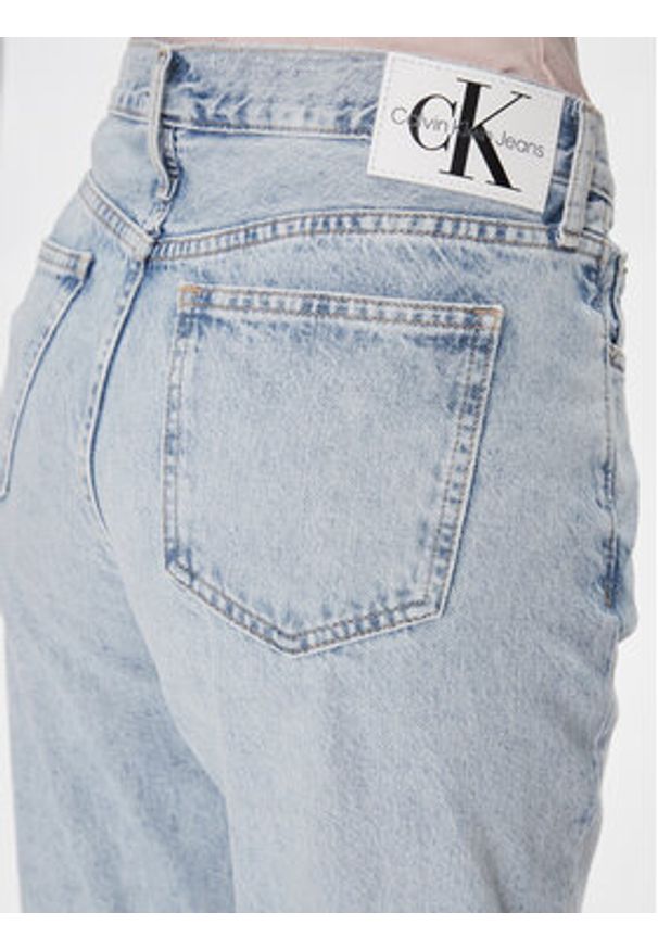 Calvin Klein Jeans Jeansy J20J223302 Niebieski Straight Fit. Kolor: niebieski