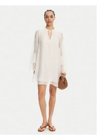 ViCOLO Sukienka letnia TD0753 Biały Regular Fit. Kolor: biały. Materiał: syntetyk. Sezon: lato #3