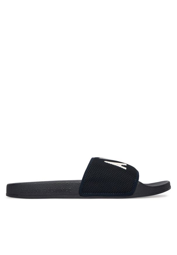 Klapki Armani Exchange. Kolor: niebieski