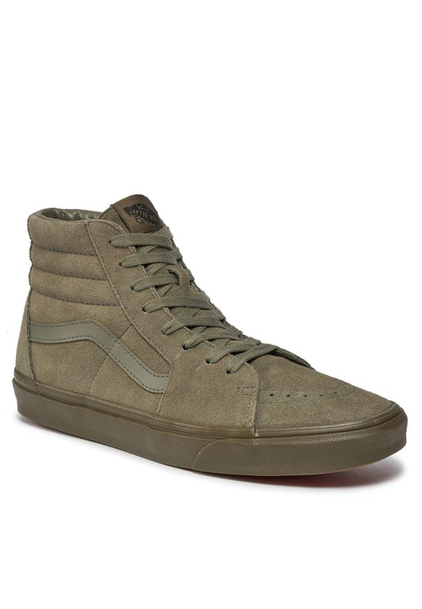 Sneakersy Vans Sk8-Hi VN000CP9OLV1 Olive. Kolor: brązowy