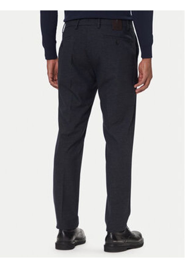 JOOP! Chinosy Hank12 30048558 Granatowy Slim Fit. Kolor: niebieski. Materiał: syntetyk, wiskoza