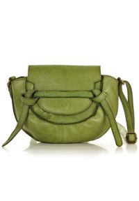 Marco Mazzini handmade - Skórzana Torebka Listonoszka Saddle Bag Jasno Zielona. Kolor: zielony. Materiał: skórzane #1
