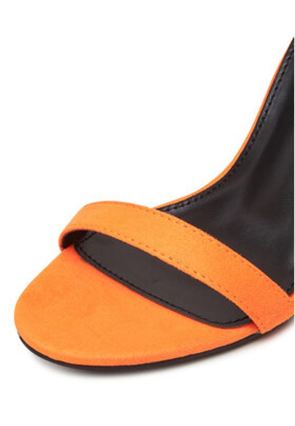 DeeZee Sandały 7026-5A Pomarańczowy. Kolor: pomarańczowy. Materiał: materiał