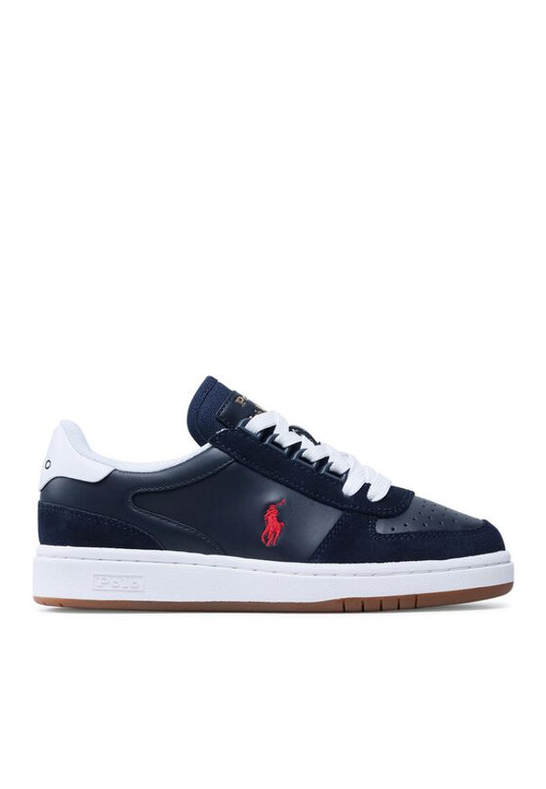 Polo Ralph Lauren Sneakersy Polo Crt Pp 809834463003 Granatowy. Kolor: niebieski. Materiał: skóra