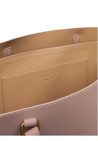 Pinko - PINKO Torebka Carrie Shopper Big AI 24-25 PLTT 102832 A1LF Różowy. Kolor: różowy. Materiał: skórzane #3