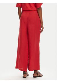 Marella Kuloty Silvana 2515131022 Czerwony Regular Fit. Kolor: czerwony. Materiał: len