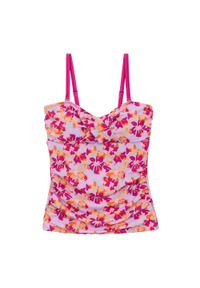 Regatta - Top Tankini W Kwiaty Dla Pań I Panów Aceana III Summer. Kolor: różowy. Wzór: kwiaty