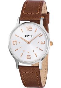 Zegarek Opex Zegarek damski Opex X4171LA1 brązowy. Kolor: brązowy #1