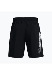 Spodenki fitness męskie Under Armour Woven Graphic. Kolor: czarny. Sport: fitness