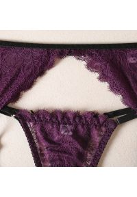 Intica - Zestaw bielizny koronkowej na specjalne okazje Annarosa. Kolor: fioletowy. Materiał: koronka #6