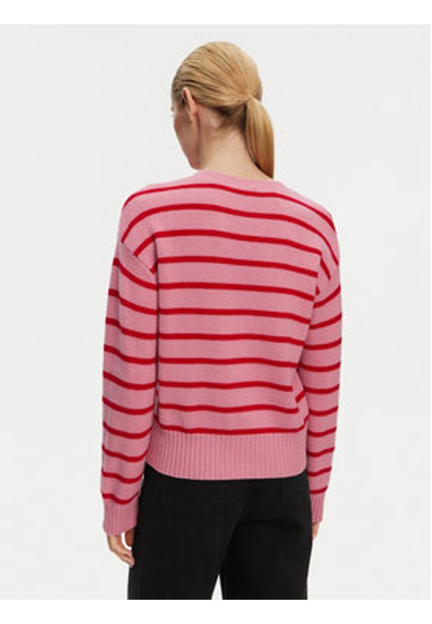 Pinko - PINKO Sweter 104679 A2EV ORZ Różowy Regular Fit. Kolor: różowy. Materiał: wełna