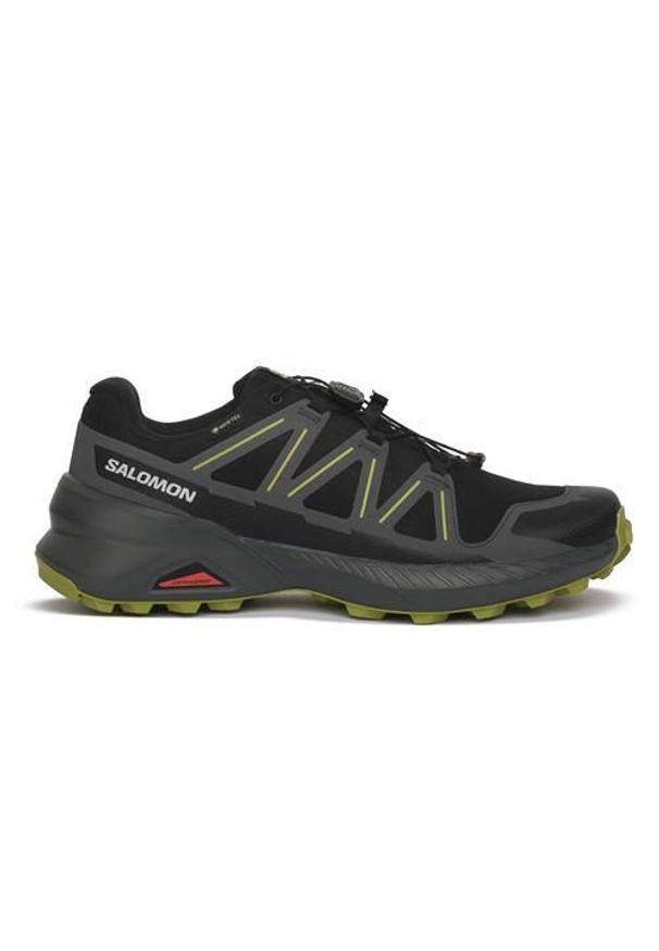 salomon - Buty do biegania męskie Salomon Speedcross Peak Gtx. Kolor: czarny. Materiał: syntetyk, materiał. Szerokość cholewki: normalna. Model: Salomon Speedcross. Sport: bieganie