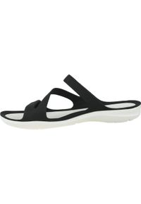 Buty do chodzenia damskie Crocs Swiftwater Sandal. Kolor: czarny. Materiał: materiał, syntetyk