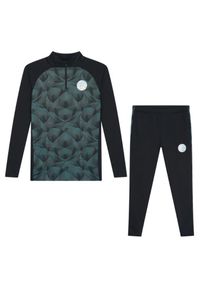 CHAMPIONS LEAGUE - Dres piłkarski dziecięcy Champions League. Kolor: czarny. Materiał: dresówka. Styl: sportowy