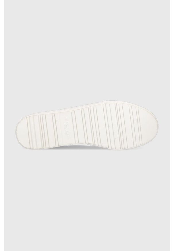 U.S. Polo Assn. tenisówki męskie kolor czerwony. Nosek buta: okrągły. Zapięcie: sznurówki. Kolor: czerwony. Materiał: guma