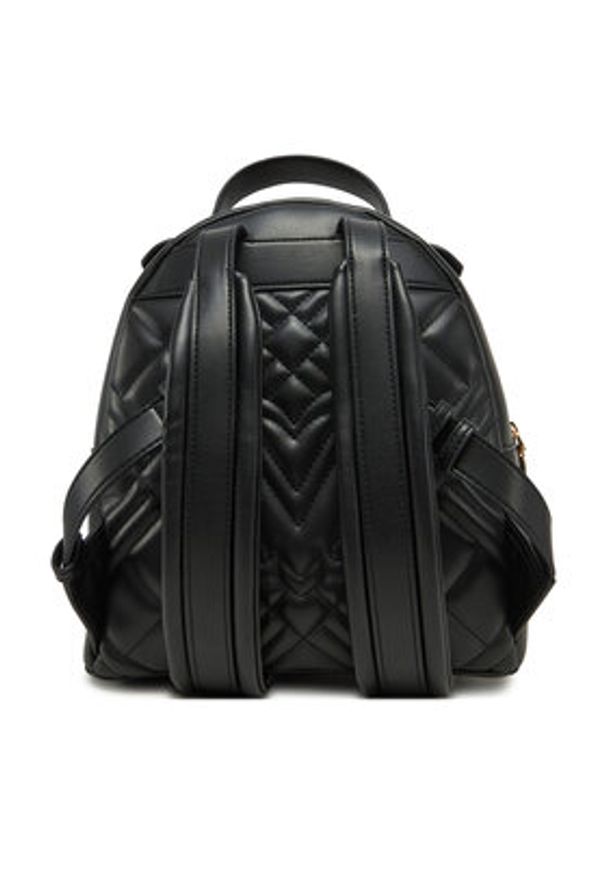 Love Moschino - LOVE MOSCHINO Plecak JC4148PP1MLA0000 Czarny. Kolor: czarny. Materiał: skóra