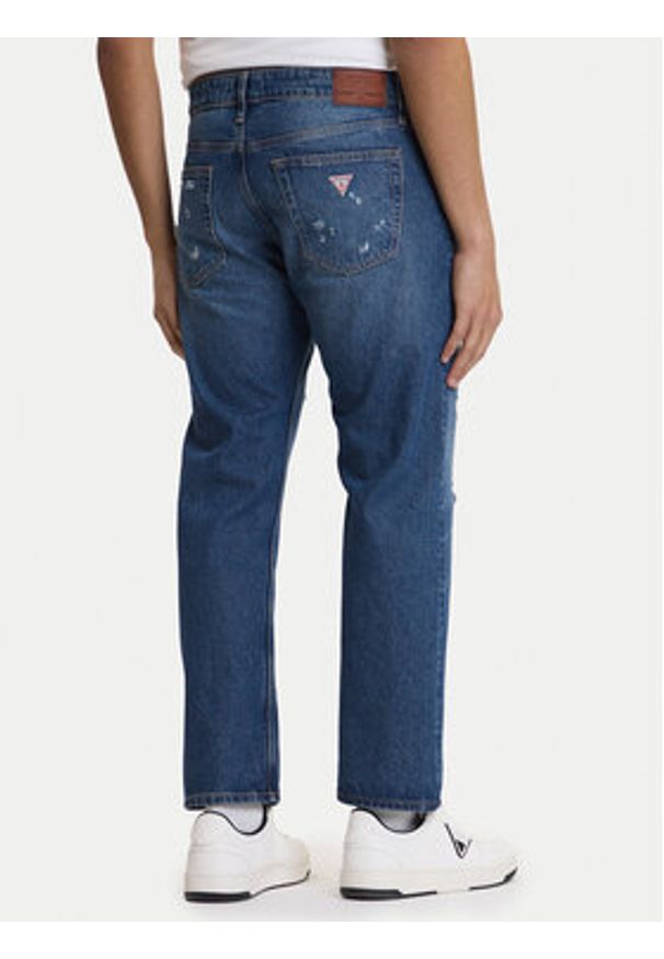 Guess Jeans Jeansy M5YA1B D6367 Niebieski Straight Fit. Kolor: niebieski