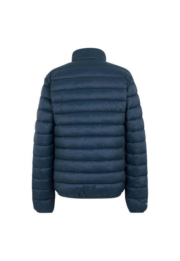 Regatta - Męska Ocieplana Kurtka Marizion. Kolor: wielokolorowy, niebieski, szary. Materiał: puch. Sport: turystyka piesza