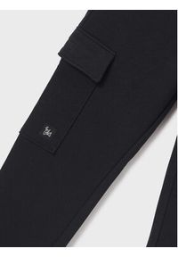 Mayoral Spodnie dresowe 7.520 Czarny Regular Fit. Kolor: czarny. Materiał: bawełna #4