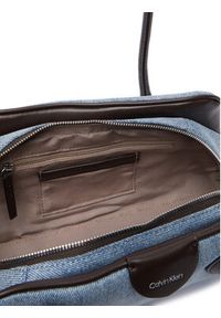 Calvin Klein Torebka Emblem Trio Denim Shoulder Bag LV04F3830G Niebieski. Kolor: niebieski #5
