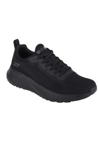 skechers - Buty do chodzenia męskie Skechers Bbk Bobs Squad. Zapięcie: sznurówki. Kolor: czarny. Materiał: materiał, syntetyk, tkanina. Szerokość cholewki: normalna. Sport: turystyka piesza