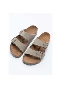 Klapki dla dorosłych Birkenstock Arizona Faded. Kolor: zielony. Materiał: materiał, syntetyk. Szerokość cholewki: normalna. Sport: turystyka piesza