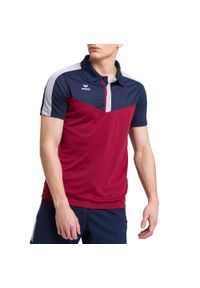 ERIMA - Polo Erima Squad. Typ kołnierza: polo. Kolor: wielokolorowy, niebieski, czerwony. Materiał: materiał. Sport: tenis, piłka nożna #1