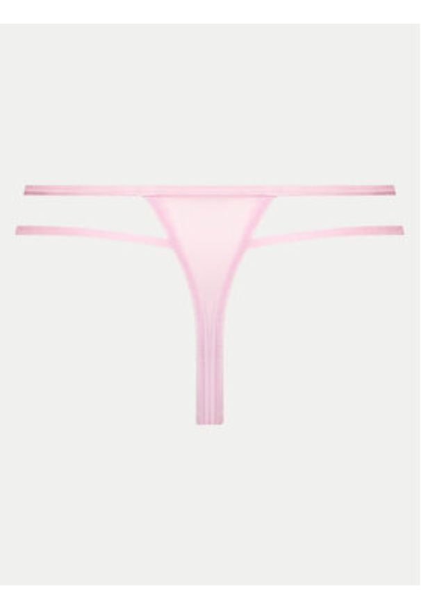 Hunkemöller Stringi Milaan 205384 Różowy. Kolor: różowy. Materiał: syntetyk