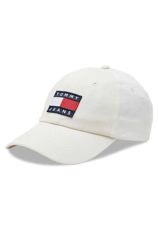 Tommy Jeans Czapka z daszkiem Heritage AW0AW14601 Biały. Kolor: biały. Materiał: bawełna, materiał
