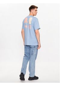 Adidas - adidas T-Shirt Graphic Glide T-Shirt IC5750 Błękitny Loose Fit. Kolor: niebieski. Materiał: bawełna #6