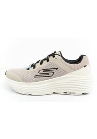 skechers - Buty sportowe męskie Skechers Max Cushioning Endeavour. Kolor: czarny, biały, wielokolorowy, beżowy. Materiał: materiał. Szerokość cholewki: normalna