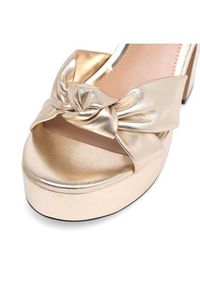 Nine West Sandały WFA2634-1 Złoty. Kolor: złoty. Materiał: syntetyk #8