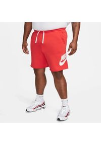 Spodenki Męskie Nike M Nk Club Alumni Hbr Ft Short. Kolor: czerwony. Długość: krótkie. Sezon: lato