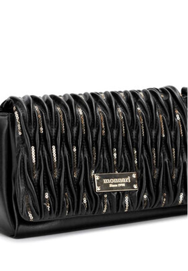 Monnari Torebka TORIMP0-24Z-BAG4320-K020D000 Czarny. Kolor: czarny. Materiał: skórzane