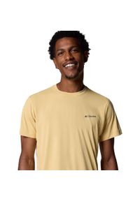 columbia - Koszulka sportowa męska Columbia Zero Rules. Kolor: żółty. Materiał: poliester. Długość rękawa: krótki rękaw. Długość: krótkie #1