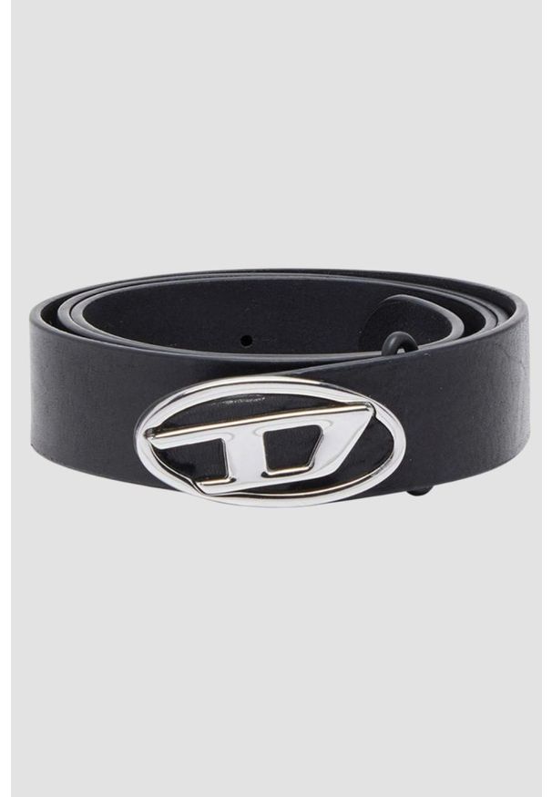 Diesel - DIESEL Czarny męski pasek B-1DR-LAYER, Rozmiar 100. Kolor: czarny