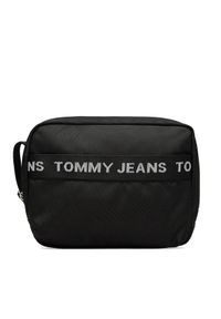 Kosmetyczka Tommy Jeans. Kolor: czarny. Materiał: nylon